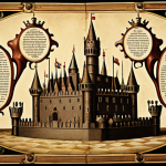 The Tapestry of Power - Historical Royal Marriages**

An intricate, ancient-looking genealogical chart on yellowed parchment, symbolizing centuries of royal intermarriage. Veins of gold and silver thread weave through the family lines, connecting crowns, scepters, and old European maps, subtly depicting territorial expansion and strategic alliances. The background features blurred, majestic castle silhouettes under a somber, historic sky. Elements of power, wealth, and hidden diplomatic maneuvering are subtly embedded, creating a sense of enduring legacy and intricate political chess. Photorealistic, rich in detail, with a deep, antique color palette.

**