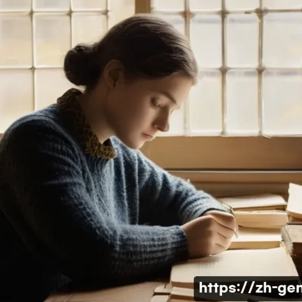 족보 오류 수정 - **Prompt:** A curious young adult (female, wearing a comfortable, modest sweater and jeans) sits in ...